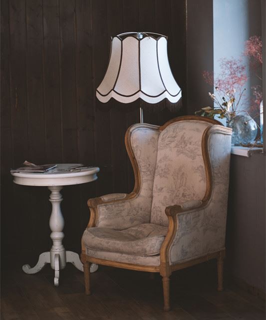 Canva - Brown and White Armchair_ Canva - Brown and White Armchair_